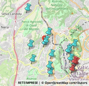 Mappa Via Augusto Tebaldi, 00168 Roma RM, Italia (2.37529)