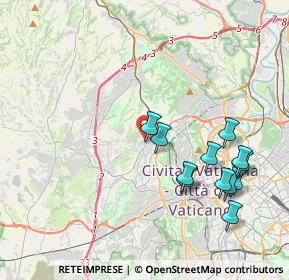 Mappa Via Augusto Tebaldi, 00168 Roma RM, Italia (4.39583)