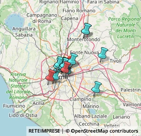 Mappa Via del Casale Rocchi, 00158 Roma RM, Italia (8.65467)