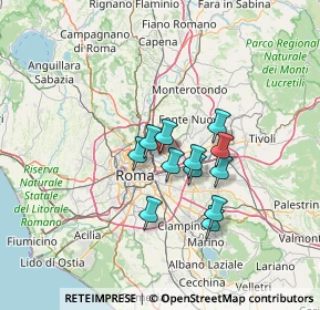 Mappa Via del Casale Rocchi, 00158 Roma RM, Italia (10.3025)