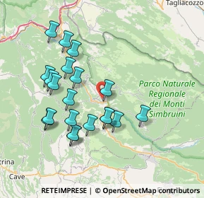 Mappa 00028 Subiaco RM, Italia (7.589)