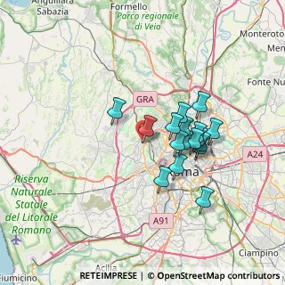 Mappa Via Muzio Claudia, 00168 Roma RM, Italia (5.98412)