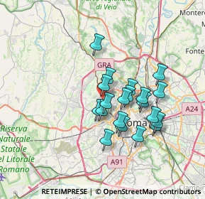 Mappa Via Ruggero Ruggeri, 00168 Roma RM, Italia (5.968)