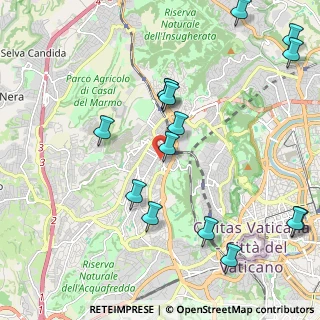 Mappa Via Muzio Claudia, 00168 Roma RM, Italia (2.618)