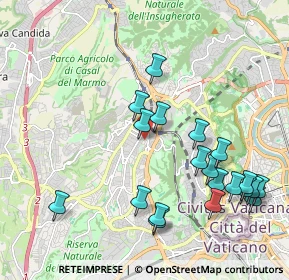 Mappa Via Muzio Claudia, 00168 Roma RM, Italia (2.365)