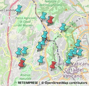 Mappa Via Muzio Claudia, 00168 Roma RM, Italia (2.2455)