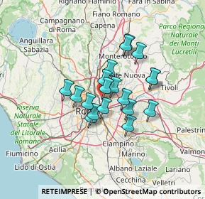 Mappa Via Del Quadrifoglio, 00158 Roma RM, Italia (10.01947)