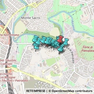 Mappa Via Del Quadrifoglio, 00158 Roma RM, Italia (0.2037)