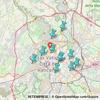 Mappa Lungotevere Maresciallo Cadorna, 00195 Roma RM, Italia (3.40455)