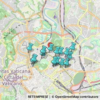 Mappa Via del Canneto, 00199 Roma RM, Italia (1.52444)