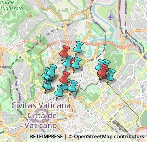 Mappa Via Cavalier D'Arpino, 00197 Roma RM, Italia (1.417)