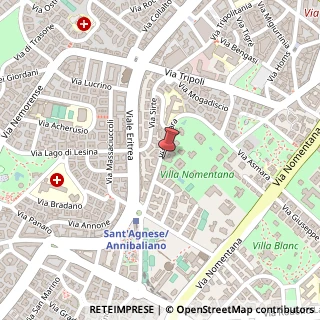 Mappa Via Asmara, 21, 00199 Roma, Roma (Lazio)