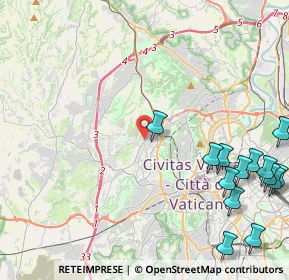 Mappa Via Casimiro Mondino, 00168 Roma RM, Italia (6.49667)