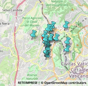 Mappa Via Casimiro Mondino, 00168 Roma RM, Italia (1.03421)