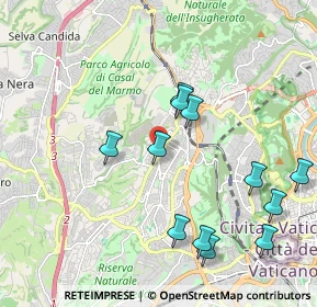Mappa Via Casimiro Mondino, 00168 Roma RM, Italia (2.23833)