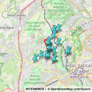 Mappa Via Casimiro Mondino, 00168 Roma RM, Italia (1.2855)
