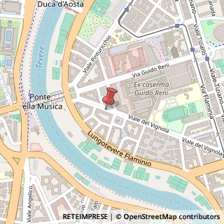 Mappa Via Del Vignola, 101, 00196 Roma, Roma (Lazio)