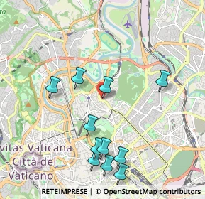 Mappa Viale dei Parioli, 00197 Roma RM, Italia (2.23182)