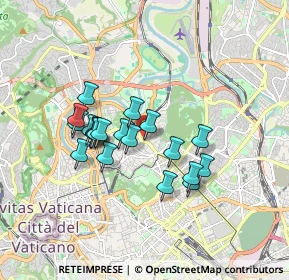Mappa Viale dei Parioli, 00197 Roma RM, Italia (1.4975)