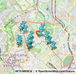 Mappa Viale dei Parioli, 00197 Roma RM, Italia (1.55778)