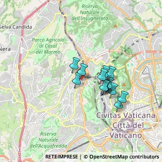 Mappa Via Francesco Marconi, 00168 Roma RM, Italia (1.40231)