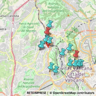 Mappa Via Francesco Marconi, 00168 Roma RM, Italia (1.89438)