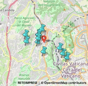 Mappa Via Francesco Marconi, 00168 Roma RM, Italia (1.37545)