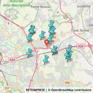 Mappa Via Monteodorisio, 00131 Roma RM, Italia (3.22063)