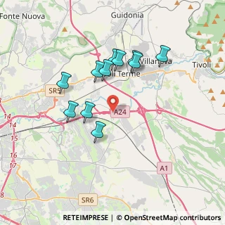 Mappa Autostrada dei Parchi, 00132 Roma RM, Italia (3.44091)
