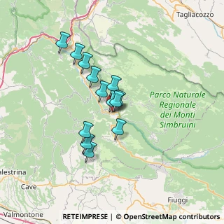 Mappa Viale della Repubblica, 00028 Subiaco RM, Italia (5.46538)