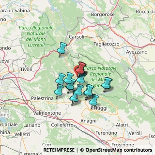 Mappa Piazza Ulderico Pelliccia, 00028 Subiaco RM, Italia (9.2885)