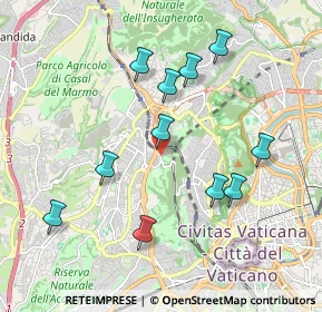 Mappa Via Luigi Arbib Pascucci, 00168 Roma RM, Italia (2.02727)