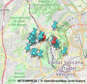 Mappa Via Luigi Arbib Pascucci, 00168 Roma RM, Italia (1.25158)