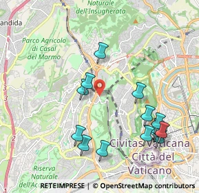 Mappa Via Luigi Arbib Pascucci, 00168 Roma RM, Italia (2.27429)