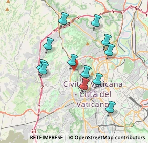 Mappa Via Luigi Arbib Pascucci, 00168 Roma RM, Italia (3.60917)