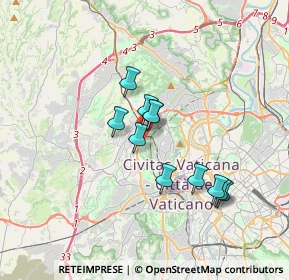 Mappa Via Luigi Arbib Pascucci, 00168 Roma RM, Italia (2.86273)