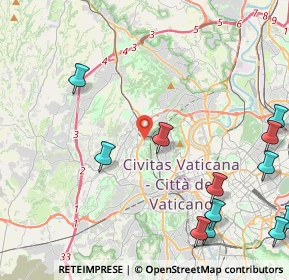 Mappa Via Luigi Arbib Pascucci, 00168 Roma RM, Italia (6.43615)