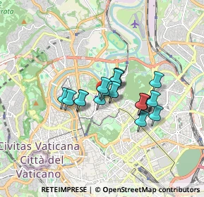 Mappa Via Francesco Denza, 00197 Roma RM, Italia (1.15737)