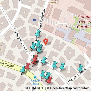 Mappa Via Gualtiero Castellini, 00197 Roma RM, Italia (0.072)