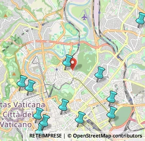 Mappa Via Nino Oxilia, 00100 Roma RM, Italia (3.06333)