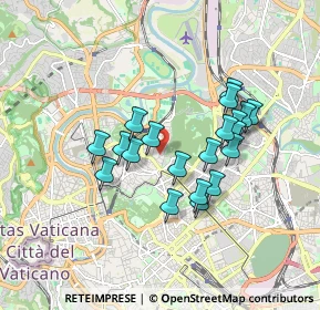 Mappa Via Nino Oxilia, 00100 Roma RM, Italia (1.5635)