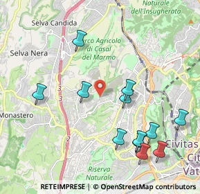 Mappa Via Alberto Manzi, 00168 Roma RM, Italia (2.37333)