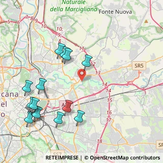 Mappa Via Lanciano, 00156 Roma RM, Italia (5.19786)