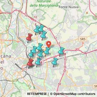 Mappa Via Lanciano, 00156 Roma RM, Italia (3.39643)