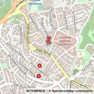 Mappa Via Ruggero Fauro, 13, 00197 Roma, Roma (Lazio)