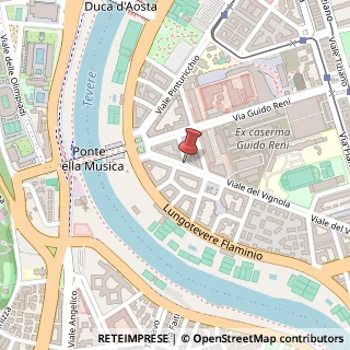 Mappa Via Andrea Bregno,  45, 00196 Roma, Roma (Lazio)