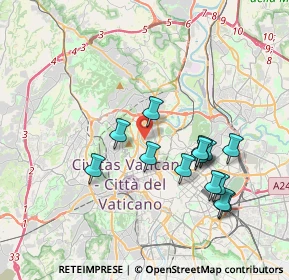 Mappa Via Giorgio Vasari, 00196 Roma RM, Italia (3.79429)