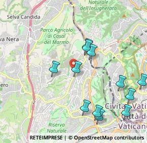 Mappa Via Angelo Mosso, 00168 Roma RM, Italia (2.30917)