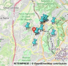 Mappa Via Angelo Mosso, 00168 Roma RM, Italia (1.39)