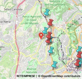 Mappa Via Angelo Mosso, 00168 Roma RM, Italia (2.60308)